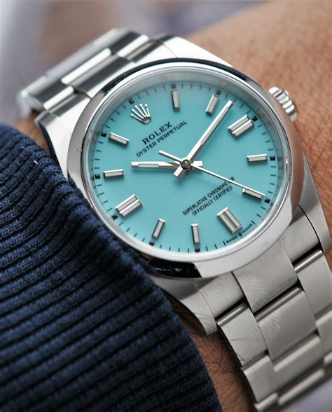 rolex op tiffany blue 36mm|Rolex tiffany blue face.